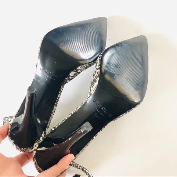 1 for $15 or 2/$20 SHOE SALE! Colin Stuart Faux Snakeskin Heels - Women's 8.5 - Picture 6 of 6
